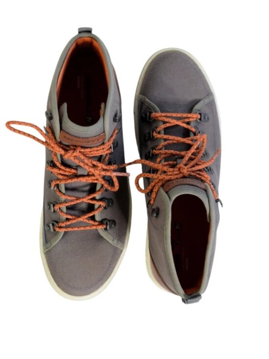 Merrell J71389 Mens 10.5 NWOB Castlerock Gray Canvas Sneaker Chukka Hiking Boots main image 13